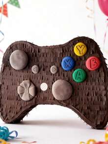 3D Gamer Controller Piñata For Children's Party – Video Game Decoration - View 1