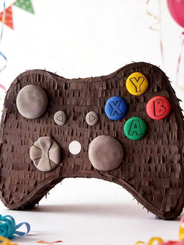 Piñata Control Gamer 3D para Fiesta Infantil – Decoración Videojuegos