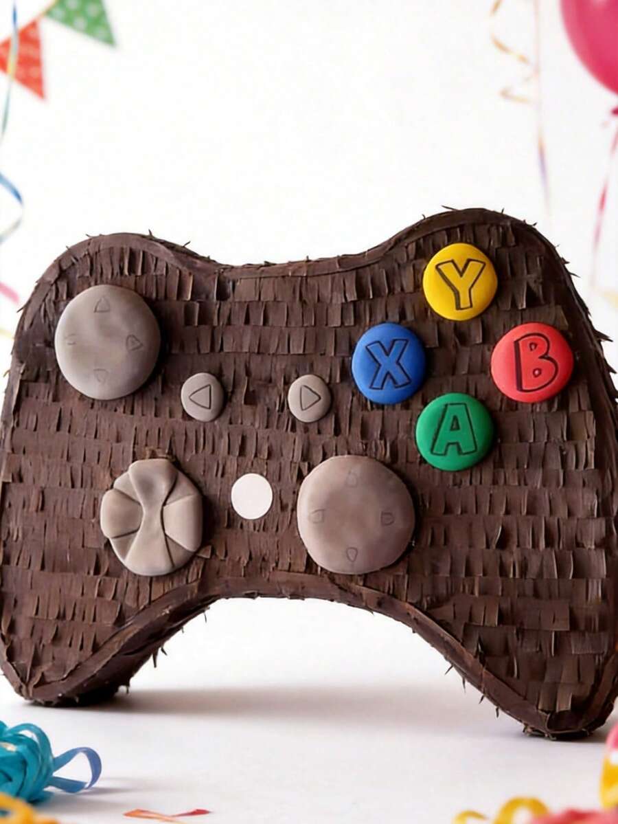 3D Gamer Controller Piñata For Children's Party – Video Game Decoration - View 1