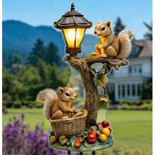 2D亚克力可爱动物花园庭院户外地钉，防水防锈 - C - 查看 6