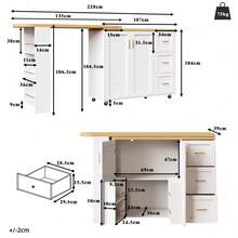 Bars & Wine Cabinets - White + MDF+Metal - View 9