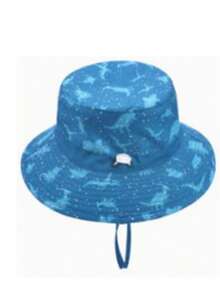 Mũ tai bèo lưới thoáng khí mùa hè cho trẻ em, in hình khủng long, vành rộng, có thể điều chỉnh, chống gió và chống trượt, thích hợp cho bé trai/bé gái, nhiệt độ từ 25°C trở lên, 6-18 tháng, 18-36 tháng, 3-8 tuổi. - 1PC - Xem 13