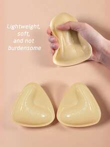 2件比基尼文胸（带海绵垫）+ 10片加厚透气自粘式上托文胸垫 - 彩色 - 查看 2