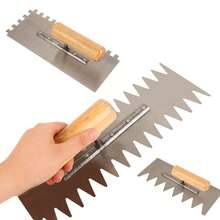 1PC Float Margin Trowel Bucket Stainless Steel Concrete Finishing Trowel Spatula Construction Tools Wall Plastering Hand Tool - Multicolor - View 9