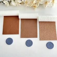 Rodillo de arcilla polimérica con textura de lija, molde de textura suave para arcilla polimérica, adecuado para hacer pendientes, colgantes y kits de joyería - Blanco - Ver 1