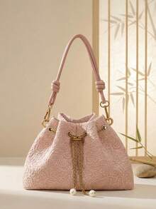 Fashionable Versatile Lace Flower Casual Shoulder Crossbody Bag For Women - Multicolor - View 6