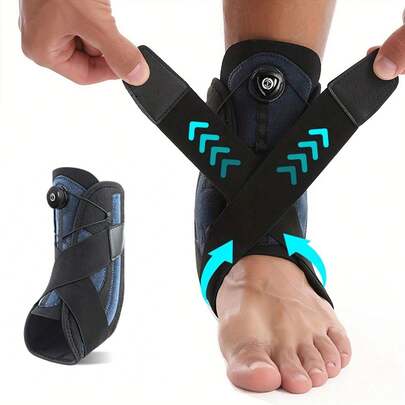 Ankle Support Brace For Men And Women Adjustable Knob Ankle Brace Adjustable System Ankle Stabilizer For Running,Sports
