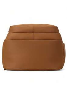 水豚可爱设计轻便帆布背包，时尚校园学生书包，符合人体工学设计的旅行背包，返校单肩包，大容量多层铅笔盒，返校必备办公用品，情人节礼物 - 彩色 - 查看 6