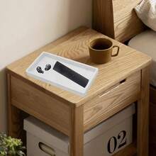 8 Inch Marble Bathroom Tray Counter Silicone Vanity Perfume Soap Dispenser Decorative Tray, Marble Color - 大理石 - 查看 6