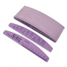 2 Pieces Of Washable And Wear-Resistant Nail File Strips. A Ruler With Markings And Nail-Shaped Nail File. Cemented Carbide Nail File Tool - Multicolor - View 8