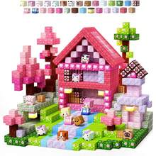 48/100/200/300pcs Princess Castle Series Magnetic Building Blocks Toy Set, 0.78 Inch, STEM Educational Sensory Toy, Best Gift For Boys & Girls 3+ Years Old - Multicolor - View 1