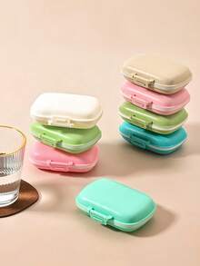 Portable Pill Storage Box Moisture Proof Pill Organizer For Men And Women Travel Essentials Cruise Essentials Dorm Essentials Daily Pill Box To Hold Vitamin Medicine Medication And Supplement PP Pill Container First Aid Kit Medical Bag For Travel Home Camping Outdoor Hiking Hunting Back To School - Multicolor - View 5
