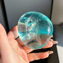 1/3个可塑形慢回弹手工挤压球，缓解焦虑玩具，可塑形冰沙挤压球玩具，指尖玩具，手部压力缓解玩具，复活节玩具，挤压玩具，减压玩具，缓解焦虑和放松，派对礼物，礼品袋填充物，生日礼物，毛绒挤压玩具 - 彩色 - 查看 3