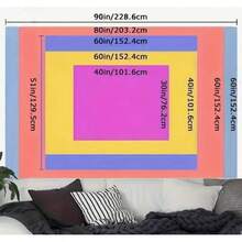 2D 1pc Artistic Soft Cute Rabbit Tapestry, Washable And Easy To Clean, High-Definition Print, Suitable Gaming Room/Study/Livestream Background, Cosplay Booth Decoration/Photo Prop, To Brighten Up Empty Walls, Decorative Tapestry, Birthday/Anime-Themed - 1PC - View 4
