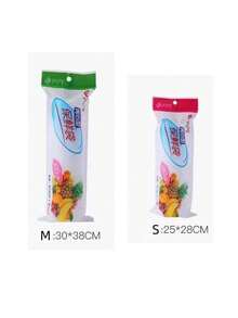 100/200/300个装耐用防撕裂食品保鲜袋，适用于水果和蔬菜，是户外烹饪和厨房使用的理想之选。 - 透明 - 查看 14