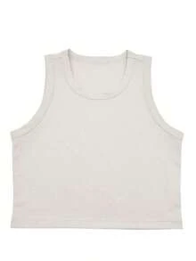 2 piezas Conjunto deportivo casual de mujer, que incluye top y pantalones - Albaricoque - Ver 7