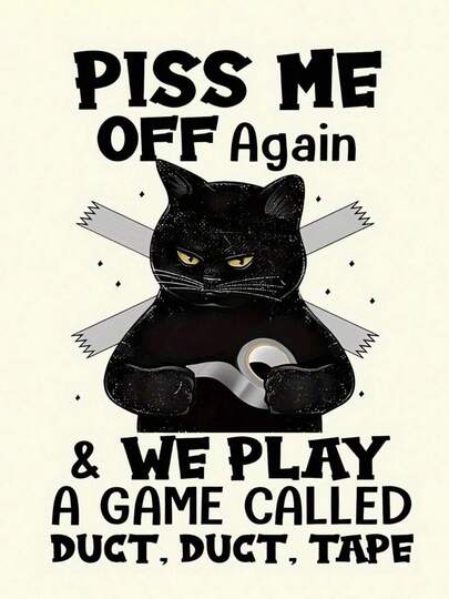 1 Stück/2 Stück/3 Stück Katze hält Klebeband Aufkleber - Lustiges "Bring mich zum Zorn" Design Transferaufkleber, geeignet für DIY T-Shirts, Jeans, Kissen, Rucksäcke, Hüte und Sofabezüge, wasserfest, verblassresistent, langanhaltend Kunststoffaufkleber, interessantes Muster, Textildekoration, Bekleidungsverzierung, Bastelhobbys