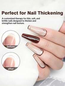 GLOZ 15毫升透明免擦洗凝胶底油，持久耐用，适合DIY家用UV固化凝胶美甲 - 1 Set - 查看 3