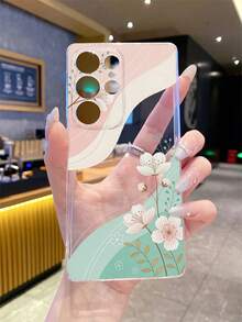 1个镂空花纹安卓手机壳，精准镜头保护，兼容三星Galaxy S25 Ultra/Galaxy S24 Ultra/S24/S23 Ultra/A56 5G/A55 5G/A52s 5G/A26 5G，无图案，Pixel，保护套 - 無色 - 查看 1