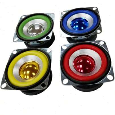 2pcs 4 Ohm 5W Full Range Audio Speakers, Stereo Bass Speakers, Suitable For Arduino Replacement