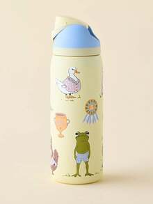 2026 New OWALAo Free.Sip Luminous Cup Limited Edition 32 Oz Stainless Steel Sports Water Bottle. Leak Proof With Pop-Up Lid, Easy To Clean. Available In A Variety Of Colors, The Pattern Is Clear And Exquisite. Designed For Water Drinkers, Suitable For Tourism, Camping, Running, School, Fitness, Halloween, Thanksgiving Day. New Fashion Water Bottle For Women, Girlfriend, Wife, Family Members, Friends, Students. (945ml) - 32oz/945ml - 查看 11