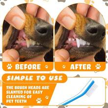 15 Pcs Dog Toothbrush Dual Headed Dental Brushes Puppy Tooth Brushing Kit Long Handle Toothbrush Large And Small Dogs Cats Most Pets Teeth Cleaning Oral Care Supplies Colorful - Colorful - View 8