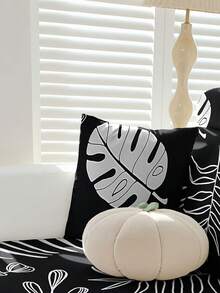 1 Pc Leaves Seater Cushion Cover Stretch Material Sofa Seater Cushion Cover Sofa Cover - Multicolor - View 22