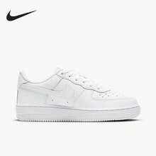 Nike Zapatillas deportivas de caña baja cómodas y versátiles para niños Air Force 1 - Blanco - Ver 4