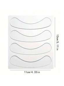4pcs Anti-Wrinkle Silicone Lip Stickers For Mouth Area - Clear - View 8