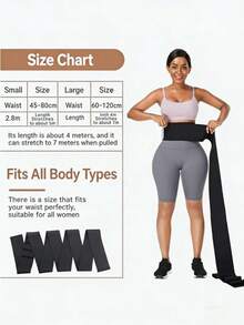 1pc Women's Waist Cincher, Waist Trainer, Body Shaper Tight Waist Belt - Multicolor - View 10