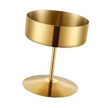 1pc Ins Style Stainless Steel Ice Cream Cup, Pudding Cup, High Stem Dessert Cup, Cold Drink & Juice Cup - Multicolor - View 8