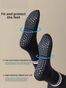 3 Paar/4 Paar Damen Schwarz & Weiß Serie atmungsaktive rutschfeste Yoga Socken, Einheitsgröße, neutrale Silikon Streifen rutschfeste Bootsocken mit Herz Stickerei, feuchtigkeitsableitende Sportssocken geeignet für Pilates, Ballett, Fitness, gestreifte und einfarbige rutschfeste Socken geeignet für Fitness Zuhause und Studio Nutzung - Verschiedenfarbig - Übersicht 5
