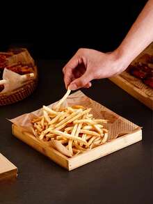 50/100/200张吸油纸，食品衬纸（15*15厘米），三明治包装纸，烘焙纸，防水防油托盘纸，面包/三明治/烧烤防油垫纸，烘焙/煎炸吸油纸，零食衬纸，英文报纸，托盘衬纸 - 彩色 - 查看 10