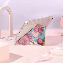 1pc Protective Cover With Pen Slot Multi-Angle Magnetic Stand Cover With Auto Sleep/Wake,Tablet Case Compatible With Pro/Air/Compatible With Samsung Galaxy A9/S9/S7/S10+/Compatible With XIAOMI Pad/5/6/7 - Multicolor - View 10