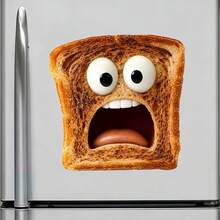 Cute Cartoon Toast Expression Photo, Home Decor - G - View 6