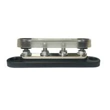12V 24V 150A Power Distribution Bus Bar Terminal Block 4 X M5 Studs With Cover - B - View 1