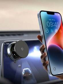 360° Rotating Universal Vacuum Suction Cup Phone Holder - Strong Fixation, 7kg Load Capacity, Suitable For Navigation, N52 Magnet For Stable Performance, Adjustable Angle, Compact Design, Fits Large Phones, Applicable For Cars, SUVs And Trucks, Ideal For Travel - A - View 4