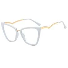 Kính TR Cat Eye màu nâu không cần toa, thời trang và đa năng. - 2 cái (Đen + Trắng) - Xem 5