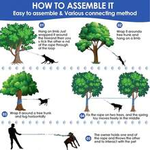 3件装宠物绳结玩具，狗狗磨牙清洁互动训练玩具，耐用耐咬，宠物用品 - 紅色 - 查看 5