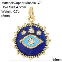 1pc Minimalist Copper Cross & Heart Shaped DIY Jewelry Pendant, Versatile Handmade Accessory - Multicolor - View 24