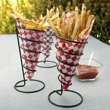 100/400片装防油纸垫 - 适用于微波炉和冰箱，尺寸18.01x18.01厘米，多用途包装，是烧烤、野餐、聚会和外卖的理想选择，红/蓝/绿/黑 - 彩色 - 查看 4