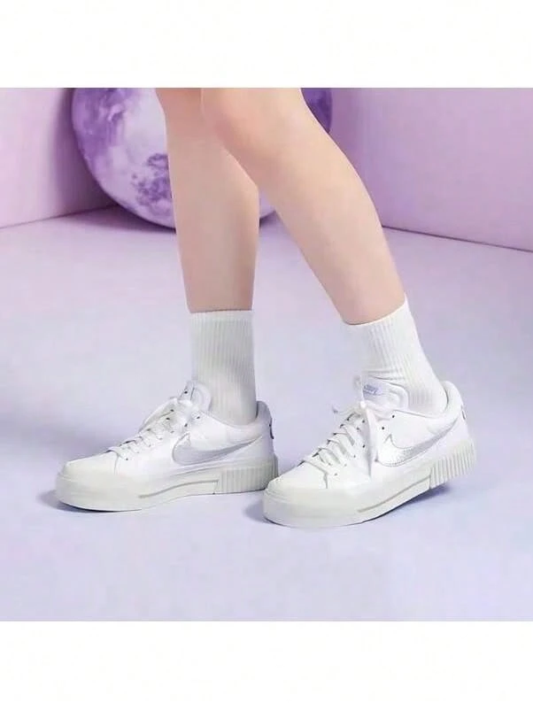 Nike Women's WMNS COURT LEGACY LIFT Casual Sports Shoes - White - View 1