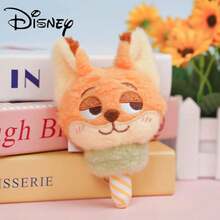Disney 迪士尼疯狂动物城朱迪·霍普斯和尼克·王尔德毛绒背包挂件，棉花糖系列毛绒玩偶挂件，儿童节日礼物 - 彩色 - 查看 6