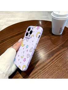 Cartoon S-Sailors Moon Phone Case For IPhone 16 16E 15 14 13 12 11 Mini Pro Max X XR XS Max 8 7 Plus Lens Protection Shockproof Hard PC Back Cover Long Sleeve Tops - 1 cái - Xem 4