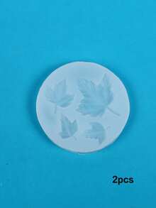 1pc/2pcs Maple Leaf Shaped 4-Cavity Silicone Chocolate Mold, Suitable For Cake Decoration, Candy Making, Cupcake Decoration, Polymer Clay, Handmade, Chocolate, Resin - Pink - View 13