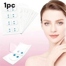 40/32/20/8 piezas Cinta para levantamiento facial, Máscaras faciales de elevación y tensado instantáneo, Cintas para levantamiento facial invisible, Pegatinas para eliminar arrugas, Tiras reafirmantes sin costuras de color beige claro para reducción de arrugas en los ojos y papada doble - Multicolor - Ver 13