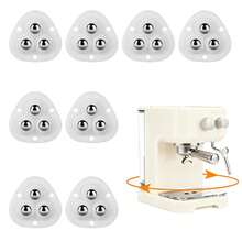 4/8pcs Self-Adhesive Omnidirectional Casters, 360° Rotating Universal Wheels Suitable For Storage Boxes And Trash Cans - Furniture Casters - White- 8 Pcs - View 10