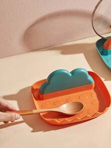 Nuevo soporte multifuncional para tapa de olla, estera antideslizante para hornilla de cocina, escurridor de utensilios para encimera, estera de almacenamiento para encimera de cocina, utensilios de cocina, escurridor - Multicolor - Ver 8