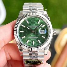 C Factory  Oyster Perpetual 41MM Automatic Mechanical Watch For Men And Women With Steel Strap, Available For Dropshipping - Emerald Green - View 12
