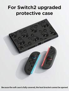 1pc Black Cherry Pattern Protective Case, Storage Bag Accessories Compatible With Nintendo Switch 2 (2025), Switch OLED, Switch NS, Best Gift For Switch Players - Multicolor - View 13